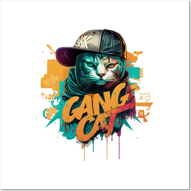 gangcat Wall Art by retrocolorz